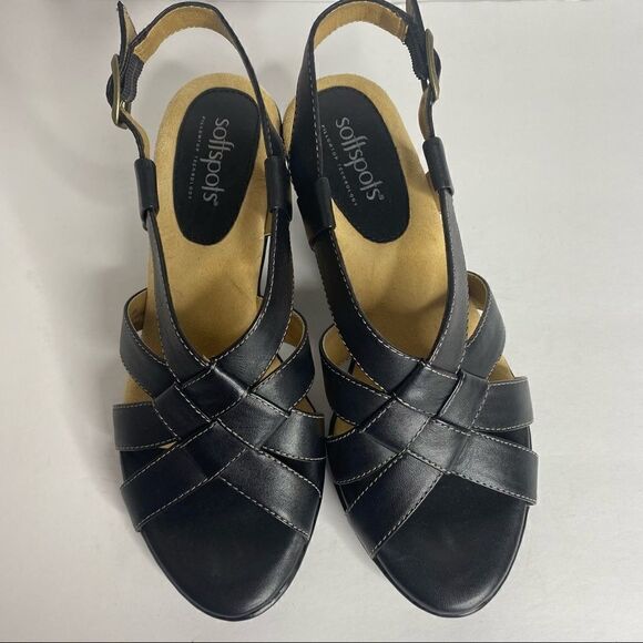Softspots| | NWOT Black Shoes Size 6W - Picture 1 of 7